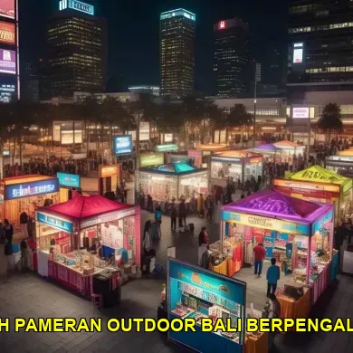 booth pameran outdoor bali berpengalaman